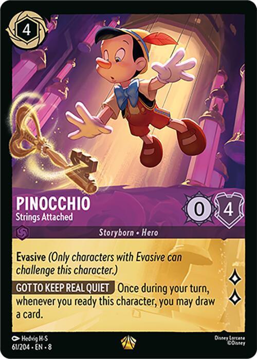 Pinocchio - Strings Attached (61/204) [Reign of Jafar] - for just $0.55! 