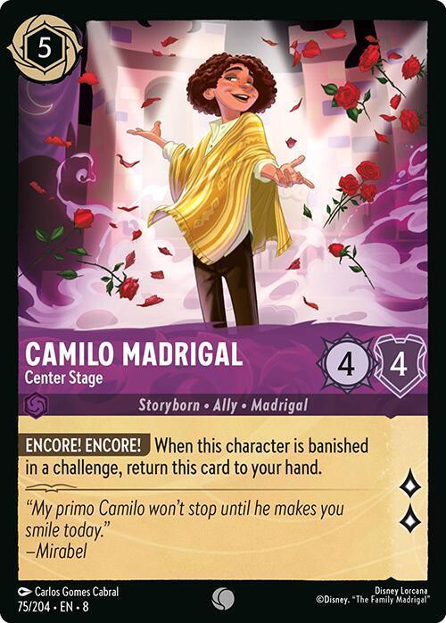 Camilo Madrigal - Center Stage (75/204) [Reign of Jafar] - for just $0.10! 