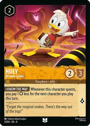 Huey - Reliable Leader (3/204) - Reign of Jafar Cold Foil - for just $0.03! 