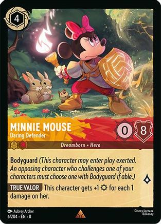 Minnie Mouse - Daring Defender (6/204) - Reign of Jafar - for just $0.06! 
