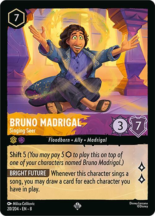 Bruno Madrigal - Singing Seer (20/204) [Reign of Jafar] - for just $0.10! 