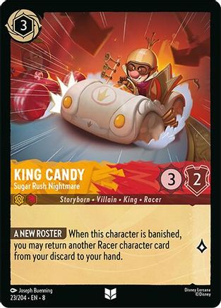 King Candy - Sugar Rush Nightmare (23/204) - Reign of Jafar - for just $0.03! 