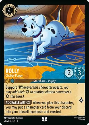 Rolly - Chubby Puppy (26/204) - Reign of Jafar - for just $0.03! 