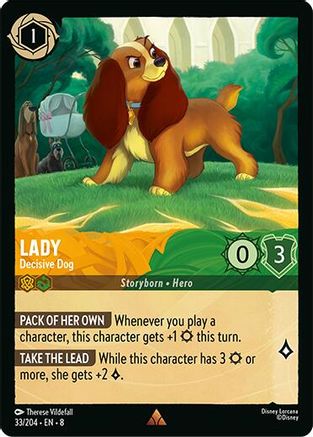 Lady - Decisive Dog (33/204) - Reign of Jafar Cold Foil - for just $0.75! 