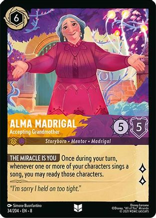 Alma Madrigal - Accepting Grandmother (34/204) - Reign of Jafar Cold Foil - for just $0.09! 