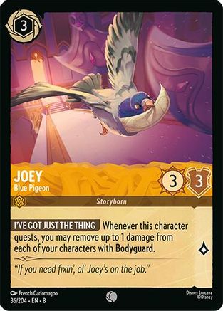 Joey - Blue Pigeon (36/204) - Reign of Jafar Cold Foil - for just $0.06! 
