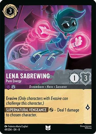 Lena Sabrewing -- Pure Energy (49/204) - Reign of Jafar Cold Foil - for just $0.15! 