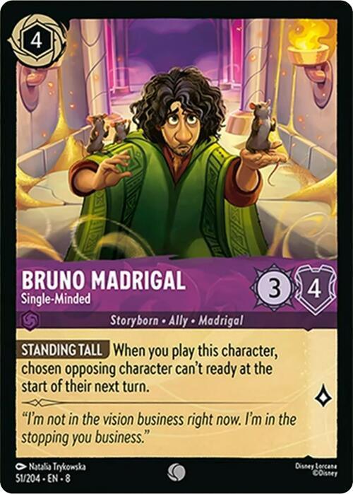 Bruno Madrigal - Single-Minded (51/204) [Reign of Jafar] - for just $0.10! 