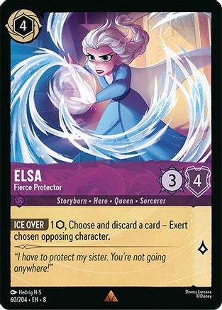 Elsa - Fierce Protector (60/204) - Reign of Jafar Cold Foil - for just $0.36! 