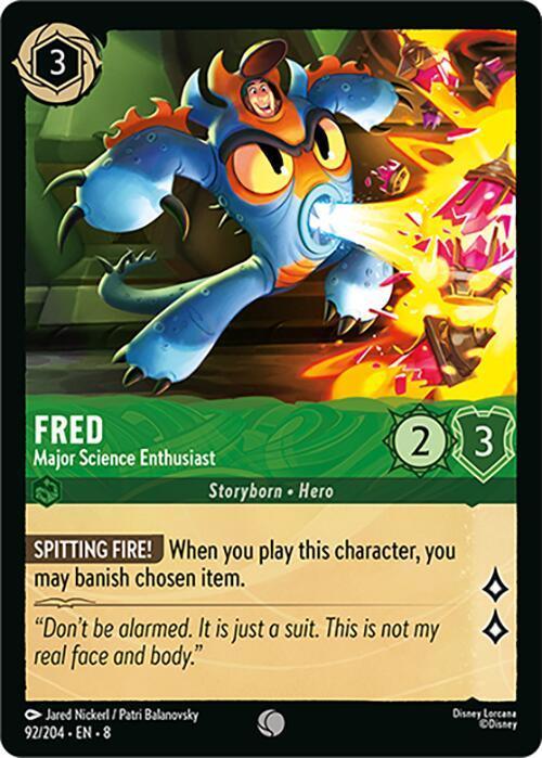 Fred - Major Science Enthusiast (92/204) [Reign of Jafar] - for just $0.10! 