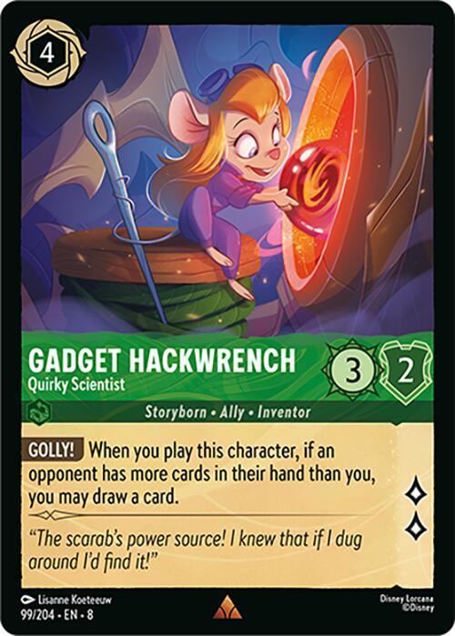 Gadget Hackwrench - Quirky Scientist (99/204) [Reign of Jafar] - for just $0.10! 
