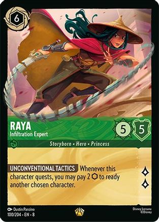 Raya - Infiltration Expert (100/204) - Reign of Jafar Cold Foil - for just $0.93! 