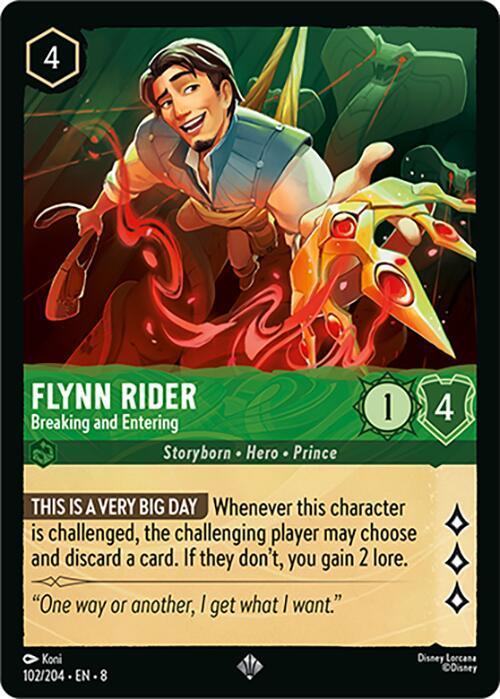 Flynn Rider - Breaking and Entering (102/204) [Reign of Jafar] - for just $0.10! 