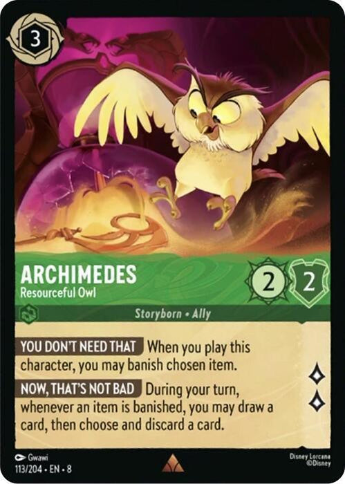 Archimedes - Resourceful Owl (113/204) [Reign of Jafar] - for just $0.10! 