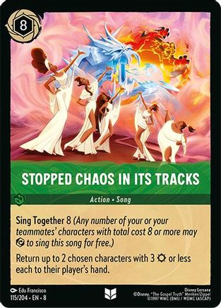 Stopped Chaos in Its tracks (115/204) - Reign of Jafar Cold Foil - for just $0.17! 