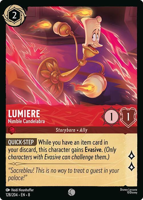 Lumiere - Nimble Candelabra (128/204) [Reign of Jafar] - for just $0.10! 