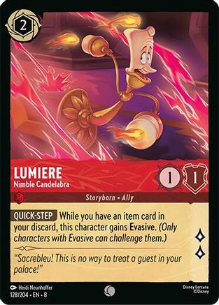 Lumiere - Nimble Candelabra (128/204) - Reign of Jafar - for just $0.03! 