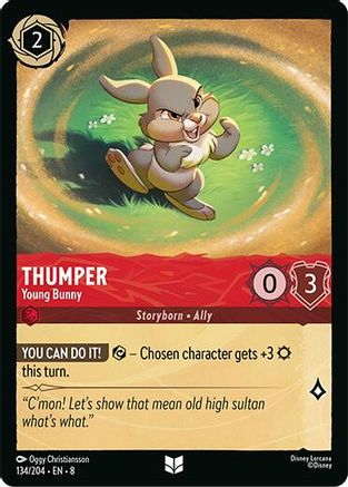 Thumper - Young Bunny (134/204) - Reign of Jafar Cold Foil - for just $0.09! 