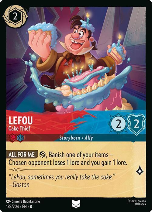 LeFou - Cake Thief (138/204) [Reign of Jafar] - for just $0.10! 