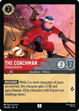The Coachman - Greedy Deceiver (140/204) - Reign of Jafar Cold Foil - for just $0.06! 