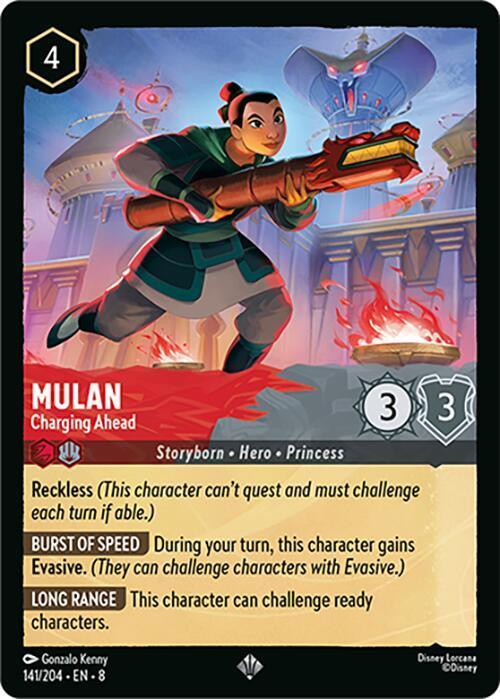 Mulan - Charging Ahead (141/204) [Reign of Jafar] - for just $0.15! 