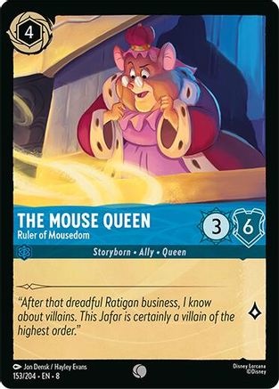 The Mouse Queen - Ruler of Mousedom (153/204) - Reign of Jafar Cold Foil - for just $0.06! 