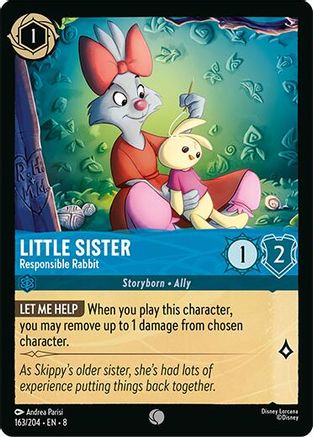 Little Sister - Responsible Rabbit (163/204) - Reign of Jafar - for just $0.03! 