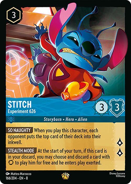 Stitch - Experiment 626 (166/204) [Reign of Jafar] - for just $0.55! 
