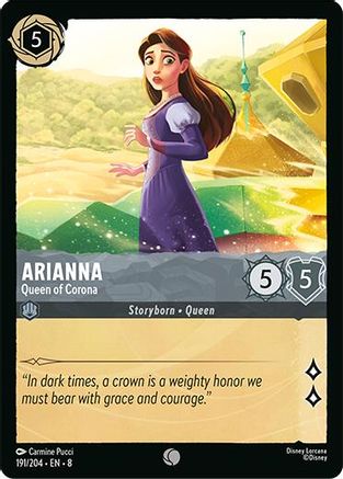 Arianna - Queen of Corona (191/204) - Reign of Jafar Cold Foil - for just $0.06! 