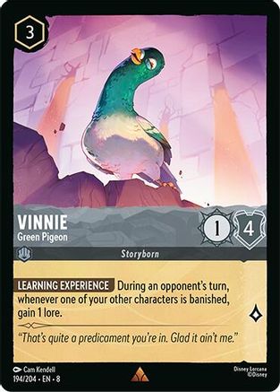 Vinnie - Green Pigeon (194/204) - Reign of Jafar Cold Foil - for just $0.87! 