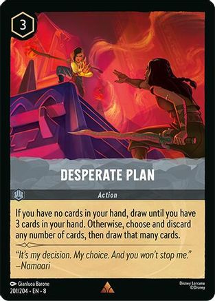 Desperate Plan (201/204) - Reign of Jafar Cold Foil - for just $0.30! 