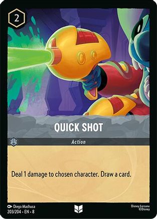 Quick Shot (203/204) - Reign of Jafar Cold Foil - for just $0.12! 