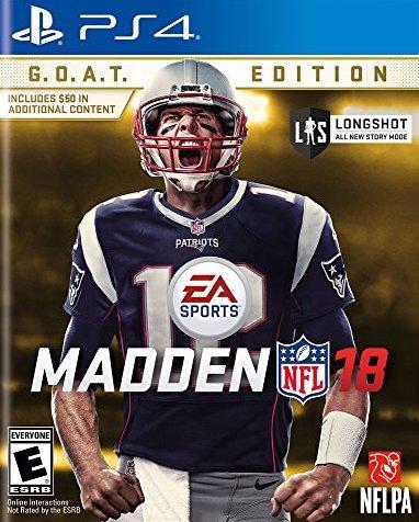 Madden NFL 18 G.O.A.T. Edition (Playstation 4) - for just $0! 