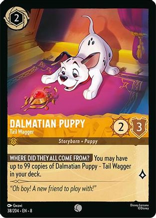 Dalmatian Puppy - Tail Wagger (38/204) - Reign of Jafar Cold Foil - for just $0.09! 