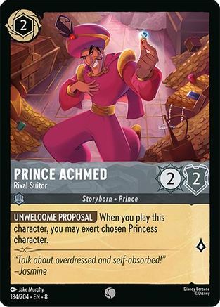 Prince Achmed - Rival Suitor (184/204) - Reign of Jafar - for just $0.03! 