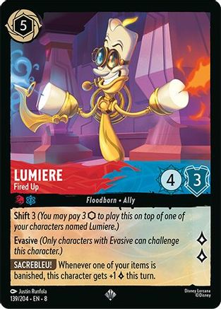 Lumiere - Fired Up (139/204) - Reign of Jafar - for just $0.06! 