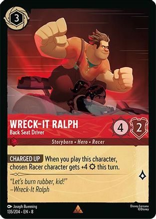 Wreck-It Ralph - Back Seat Driver (135/204) - Reign of Jafar Cold Foil - for just $0.42! 
