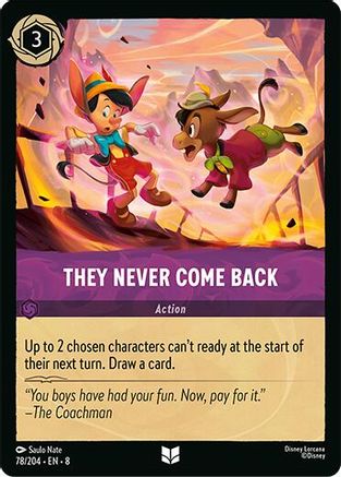 They Never Come Back (78/204) - Reign of Jafar Cold Foil - for just $0.15! 