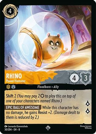 Rhino - Power Hamster (30/204) - Reign of Jafar - for just $0.44! 