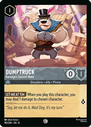 Dumptruck - Karage's Second Mate (185/204) - Reign of Jafar Cold Foil - for just $0.09! 