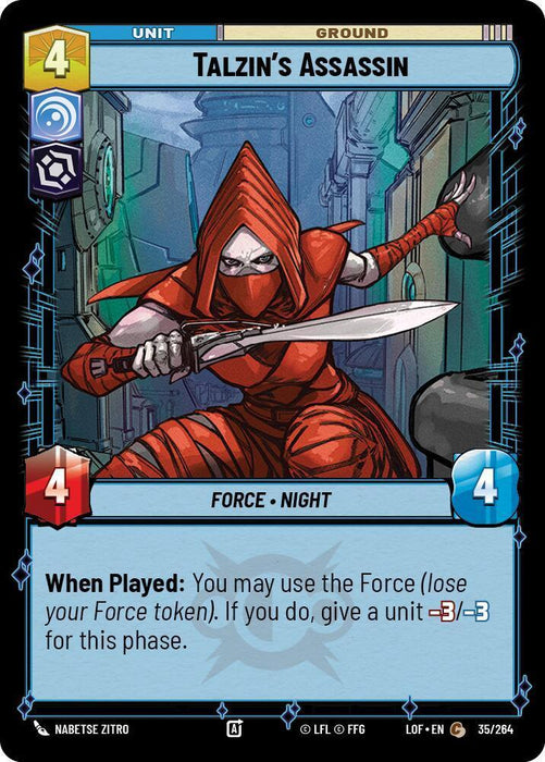 Talzin's Assassin (35/264) (35/264) [Legends of the Force] - for just $0.10! 