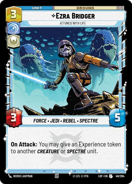 Ezra Bridger - Attuned With Life (46/264) (46/264) [Legends of the Force] - for just $0.15! 