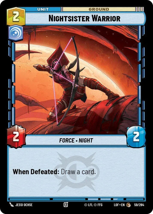 Nightsister Warrior (59/264) (59/264) [Legends of the Force] - for just $0.10! 