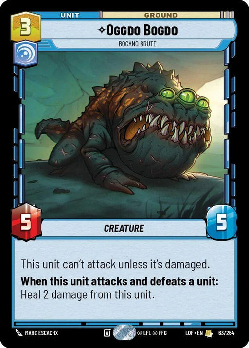 Oggdo Bogdo - Bogano Brute (63/264) (63/264) [Legends of the Force] - for just $0.15! 