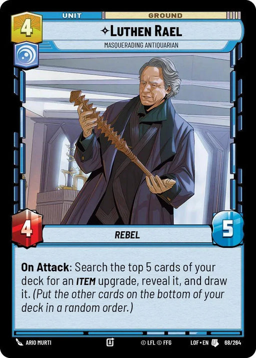 Luthen Rael - Masquerading Antiquarian (68/264) (68/264) [Legends of the Force] - for just $0.10! 
