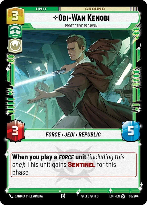 Obi-Wan Kenobi - Protective Padawan (96/264) (96/264) [Legends of the Force] - for just $2.05! 