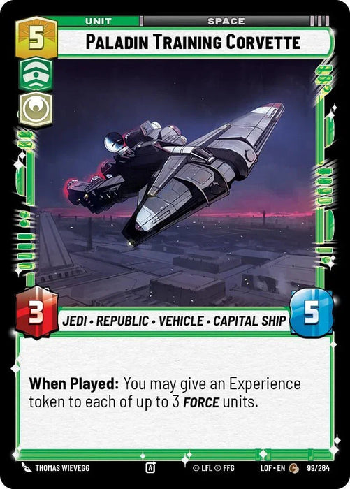 Paladin Training Corvette (99/264) (99/264) [Legends of the Force] - for just $0.10! 