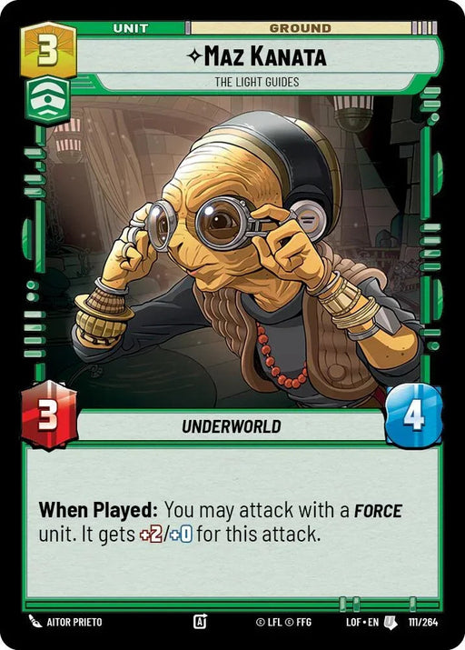 Maz Kanata - The Light Guides (111/264) (111/264) [Legends of the Force] - for just $0.10! 