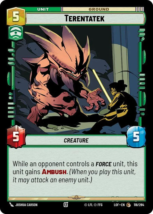 Terentatek (118/264) (118/264) [Legends of the Force] - for just $0.10! 