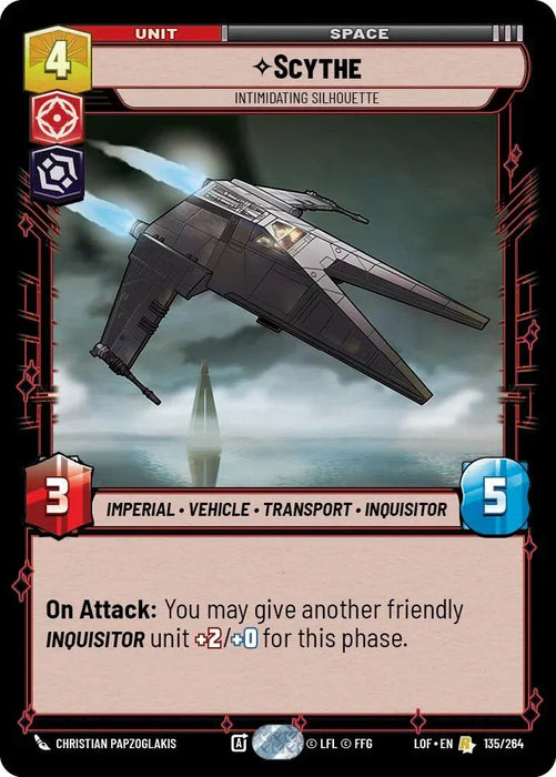 Scythe - Intimidating Silhouette (135/264) (135/264) [Legends of the Force] - for just $0.10! 